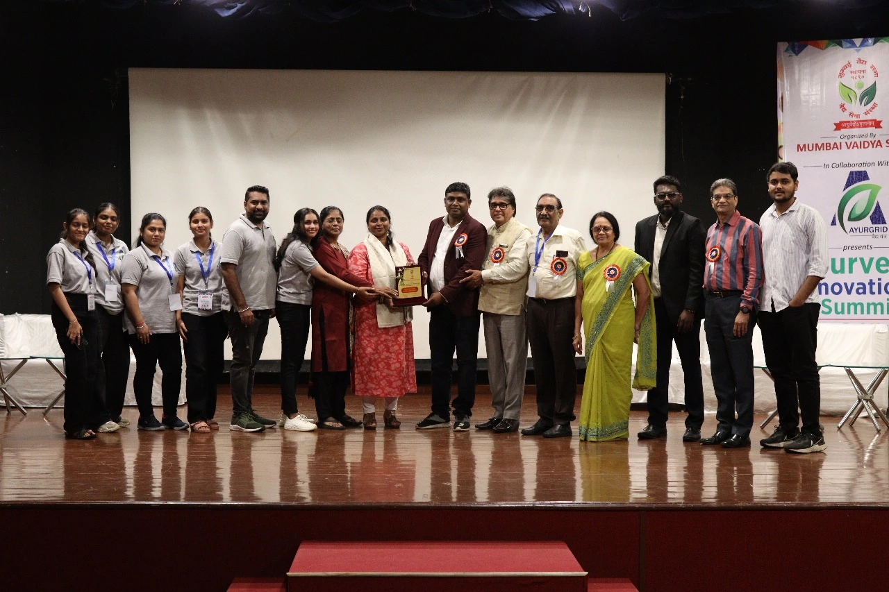 Ayurveda Digital Transformation Award.